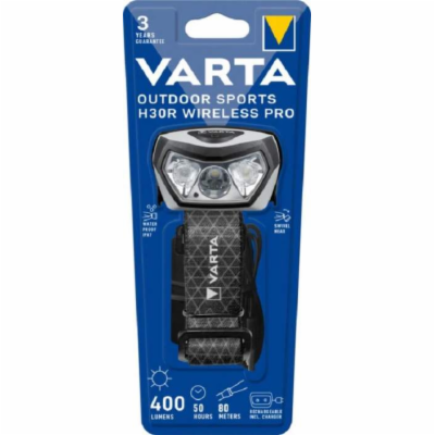 Čelová svítilna Varta Outdoor Sports H30 R Wireless Pro -...