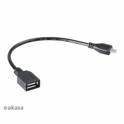 AKASA kabel redukce USB OTG Micro USB male na USB Type-A ...