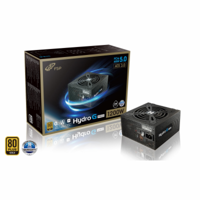 FSP HYDRO G PRO 1200/1200W/ATX 3.0/80PLUS Gold/Modular/Re...