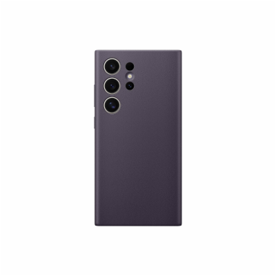 Samsung Zadní kryt z veganské kůže S24 Ultra Dark Violet