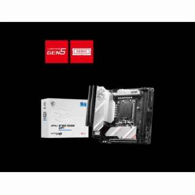 MSI MB Sc LGA1700 MPG B760I EDGE WIFI, INTEL B760, 2xDDR5...