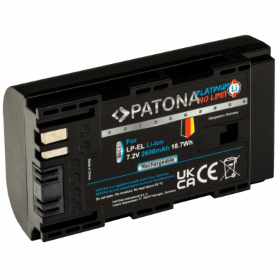 PATONA baterie pro foto Canon LP-EL 2600mAh Li-Ion Platin...