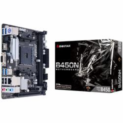 BIOSTAR Socket AM4; AMD B450; 2x DDR4; PCI-e 3.0 x 16; 1x...