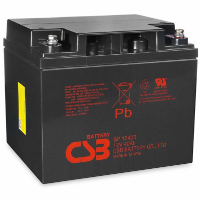 CSB Pb záložní akumulátor CSB GP12400, 12V, 40Ah