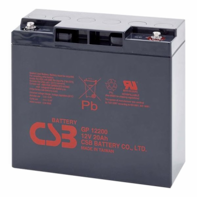 CSB Pb záložní akumulátor CSB GP12200, 12V, 20Ah