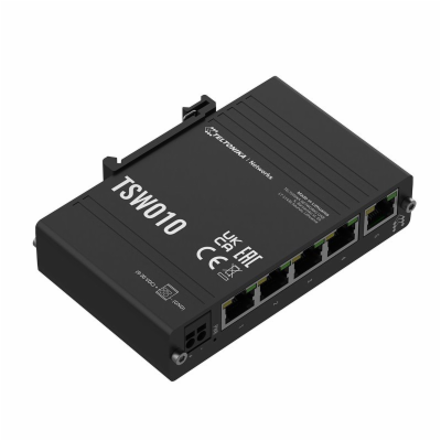 Teltonika Unmanaged Switch 5, 10/100 - TSW010