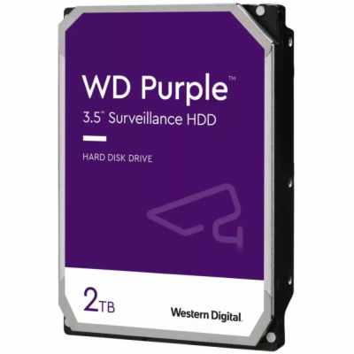 WD PURPLE WD23PURZ 2TB SATA/600 64MB cache, Low Noise, CMR