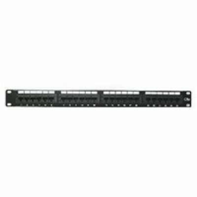 19" Patch panel XtendLan 24port, UTP, Cat6, 30µm, duální ...