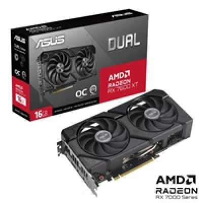 ASUS VGA AMD Radeon DUAL RX 7600 XT 16G OC, AMD RX 7600 X...