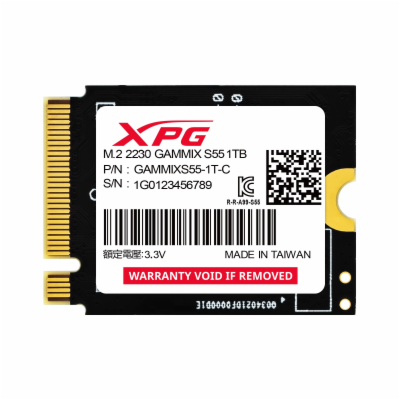 ADATA SSD 1TB XPG GAMMIX S55, PCIe Gen4x4, M.2 2230, (R:5...