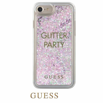 Guess Liquid Glitter Hard Pouzdro Party Purple pro iPhone...