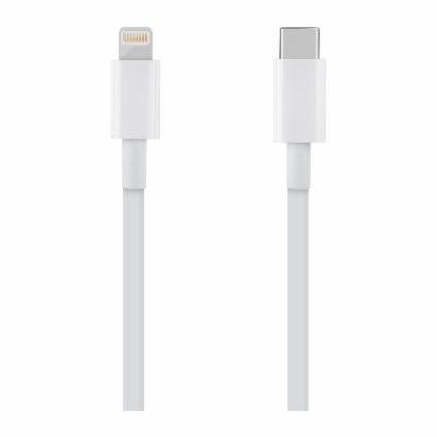 OBAL:ME Fast Charge USB-C/Lightning Kabel 1m White