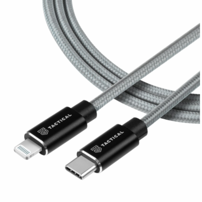 Tactical Fast Rope Aramid Cable USB-C/Lightning MFi 1m Gr...