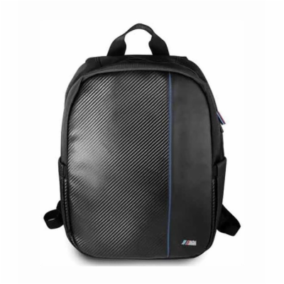 BMW Carbon Navy Stripe Backpack, černá Noste svůj počítač...