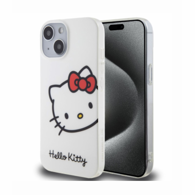 Hello Kitty IML Head Logo Zadní Kryt pro iPhone 15, bílá ...