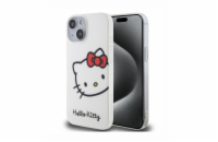 Hello Kitty IML Head Logo Zadní Kryt pro iPhone 15, bílá Představujeme vám prémiový kryt Hello Kitty - dokonalá kombinace stylu, ochrany a pohodlí pro váš telefon!