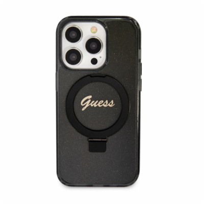 Guess IML Ring Stand Glitter MagSafe Zadní Kryt pro iPhon...