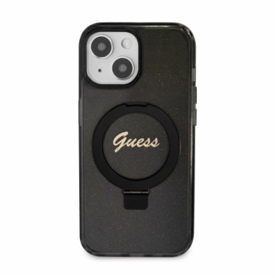 Guess IML Ring Stand Glitter MagSafe Zadní Kryt pro iPhon...