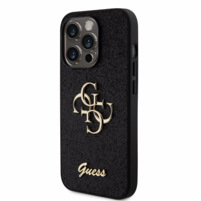 Guess PU Fixed Glitter 4G Metal Logo Zadní Kryt pro iPhon...