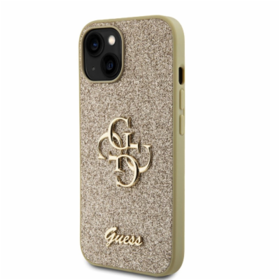 Guess PU Fixed Glitter 4G Metal Logo Zadní Kryt pro iPhon...