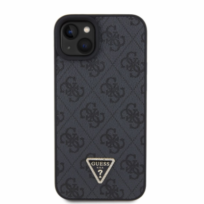 Guess PU 4G Strass Triangle Metal Logo Zadní Kryt pro iPh...