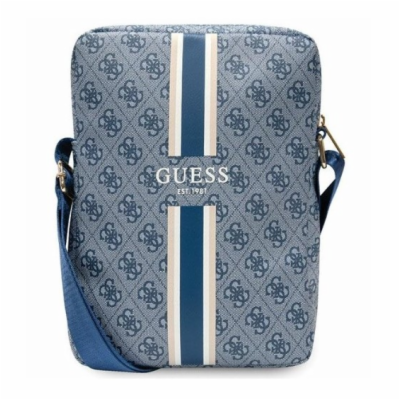 Guess Pouch 10" 4G Stripes Blue Exkluzivní a mimořádně el...