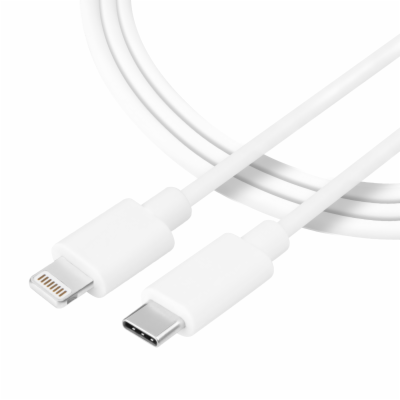 Tactical Smooth Thread Cable USB-C/Lightning 1m White Tac...