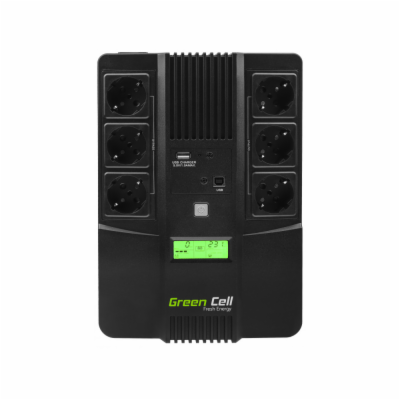 GreenCell UPS07 Green Cell UPS AiO 800VA 480W UPS07 Green...