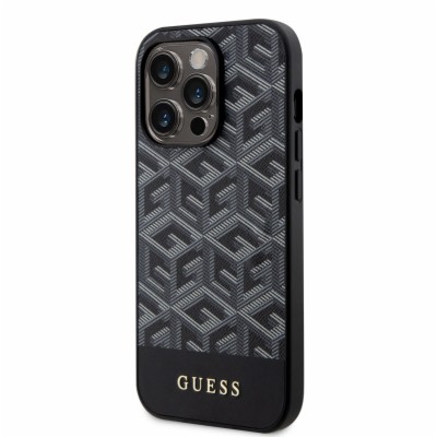 Guess PU G Cube MagSafe Zadní Kryt pro iPhone 13 Pro Blac...