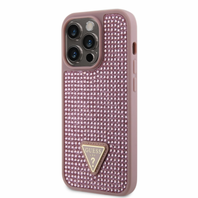 Guess Rhinestones Triangle Metal Logo Kryt pro iPhone 14 ...