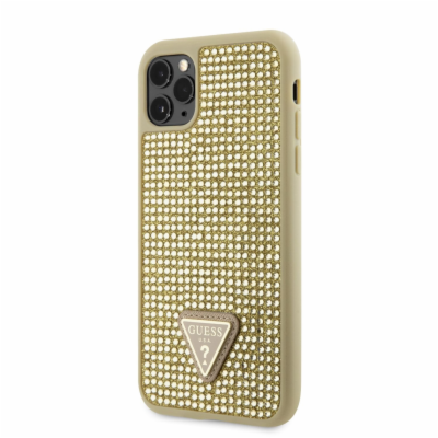 Guess Rhinestones Triangle Metal Logo Kryt pro iPhone 11 ...