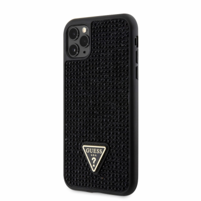 Guess Rhinestones Triangle Metal Logo Kryt pro iPhone 11 ...