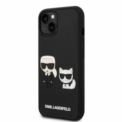 Karl Lagerfeld and Choupette 3D Kryt pro iPhone 14 Plus B...