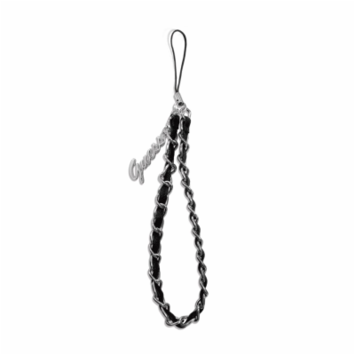 Guess Poutko na Telefon Chain Charms Black Praktické a st...