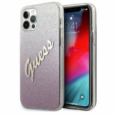 Guess PC/TPU Vintage Zadní Kryt pro iPhone 12/12 Pro 6.1 ...