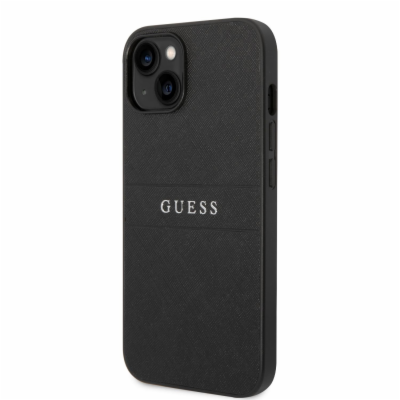 Guess PU Leather Saffiano Zadní Kryt pro iPhone 14 Black ...