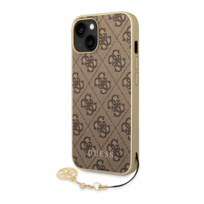 Guess 4G Charms Zadní Kryt pro iPhone 14 Plus Brown Guess...