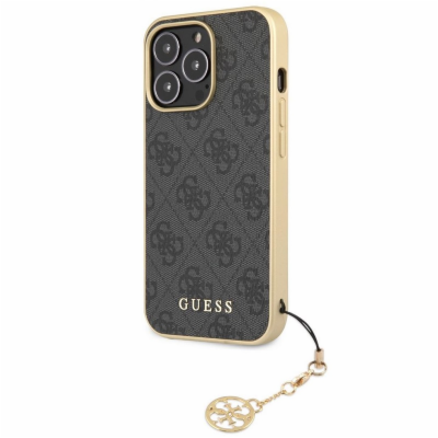 Guess 4G Charms Zadní Kryt pro iPhone 13 Pro Grey Guess p...