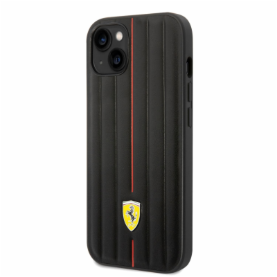 Ferrari Leather Embossed Stripes Zadní Kryt pro iPhone 14...