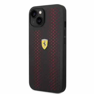 Ferrari PU Leather Perforated Zadní Kryt pro iPhone 14 Pl...