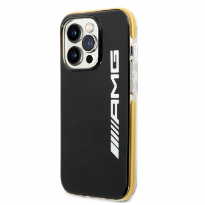 AMG PC/TPE Vertical Logo Zadní Kryt pro iPhone 14 Pro Bla...