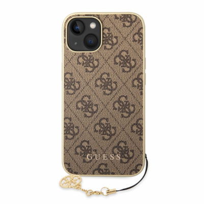 Guess 4G Charms Zadní Kryt pro iPhone 14 Brown Guess 4G C...