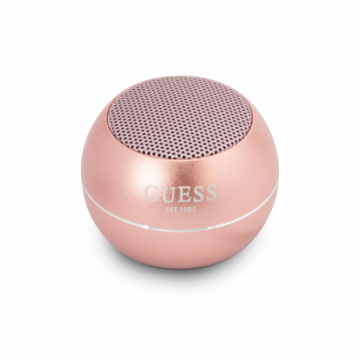 Guess Mini Bluetooth Speaker 3W 4H Pink Guess přenosný be...