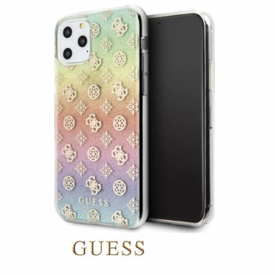 Guess Iridescent 4G Peony Zadní Kryt pro iPhone 11 Pro No...