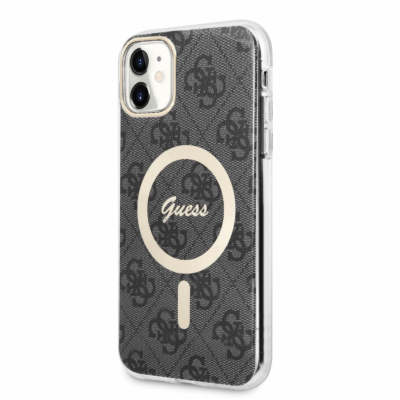 Guess IML 4G MagSafe Zadní Kryt pro iPhone 11 Black Guess...