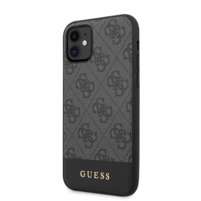 Guess 4G Stripe Zadní Kryt pro iPhone 11 Grey Guess prémi...