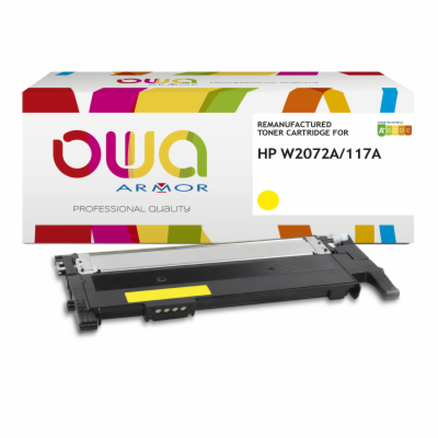 OWA Armor toner kompatibilní s HP W2072A, 117A, 700st, žl...