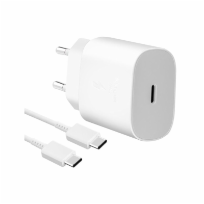 Samsung 25W Cestovní nabíječka + USB-C Kabel Samsung cest...