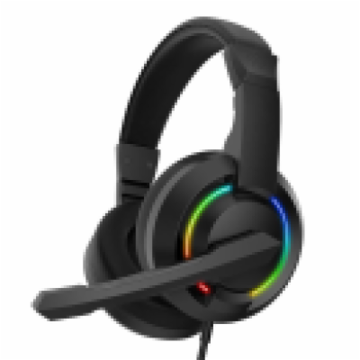 Baracuda herní headset HYDRA, pro PC, LED, Černá (BGH-021)