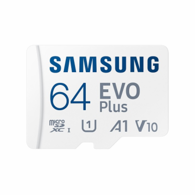 Samsung micro SDXC karta 64GB EVO Plus + SD adaptér